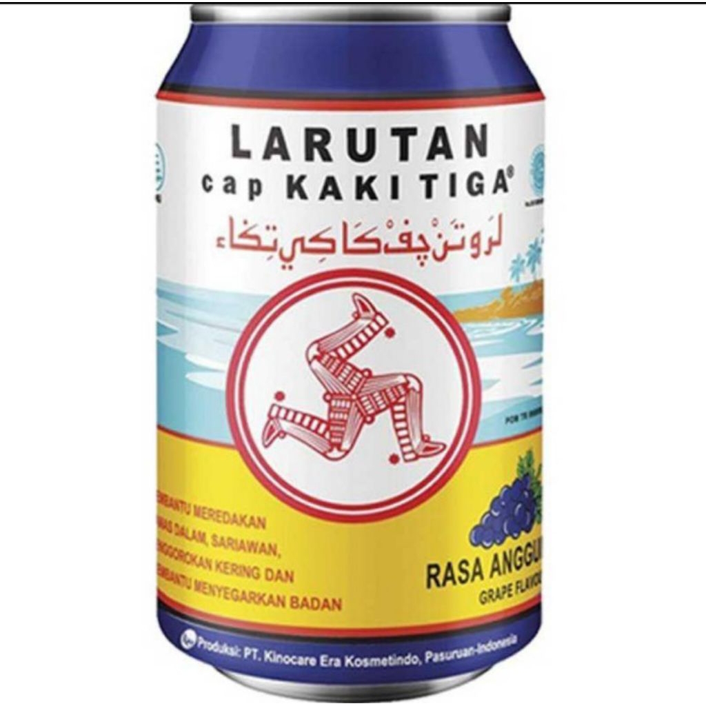 

Cap Kaki Tiga Larutan Penyegar Anggur Kaleng 320ml