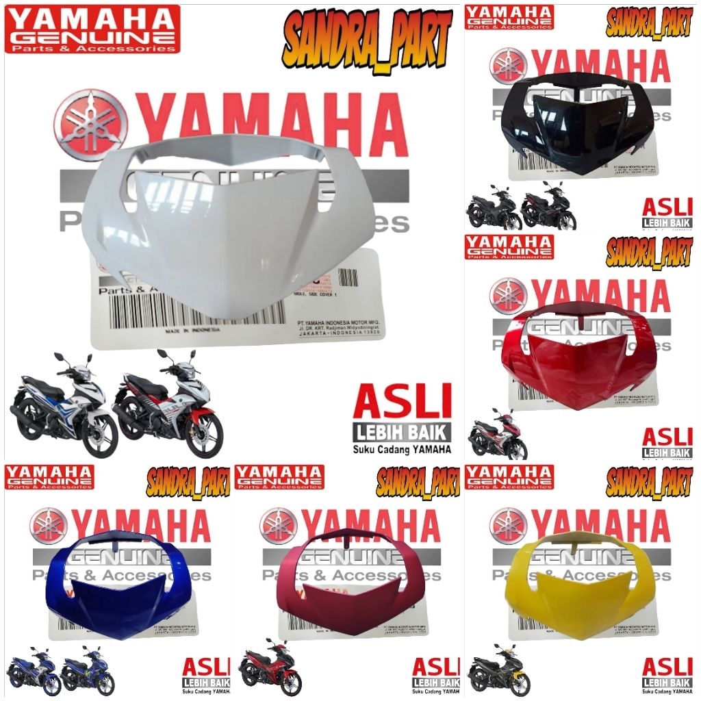 COVER VISOR BATOK DEPAN JUPITER MX KING 150 ( V1 ) ORIGINAL YAMAHA 2PV-F6216-00