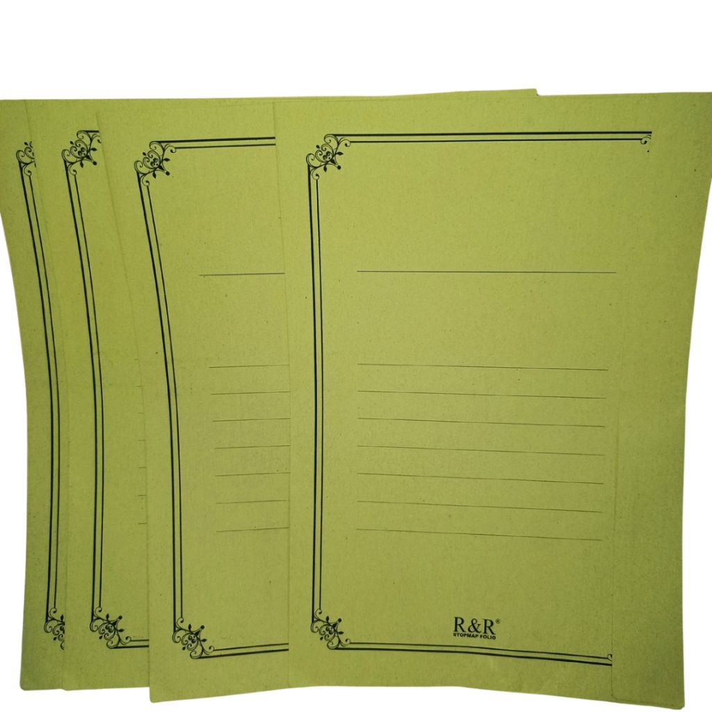 

Stopmap Lamaran Kerja | Map Folio Kertas Kuning Tebal R&R | Map Dokumen Penting | File Folder