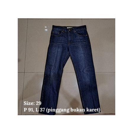 Preloved (second-bekas) Celana Jeans Co.AIX Warna Biru Size 34