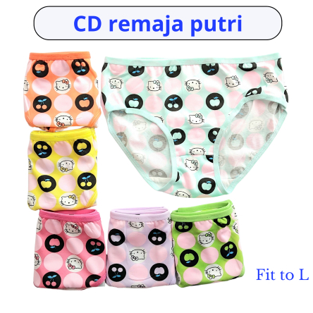 Cd celana dalam anak perempuan cewek remaja putri karakter kids lucu lusinan murah Cd anak cewek