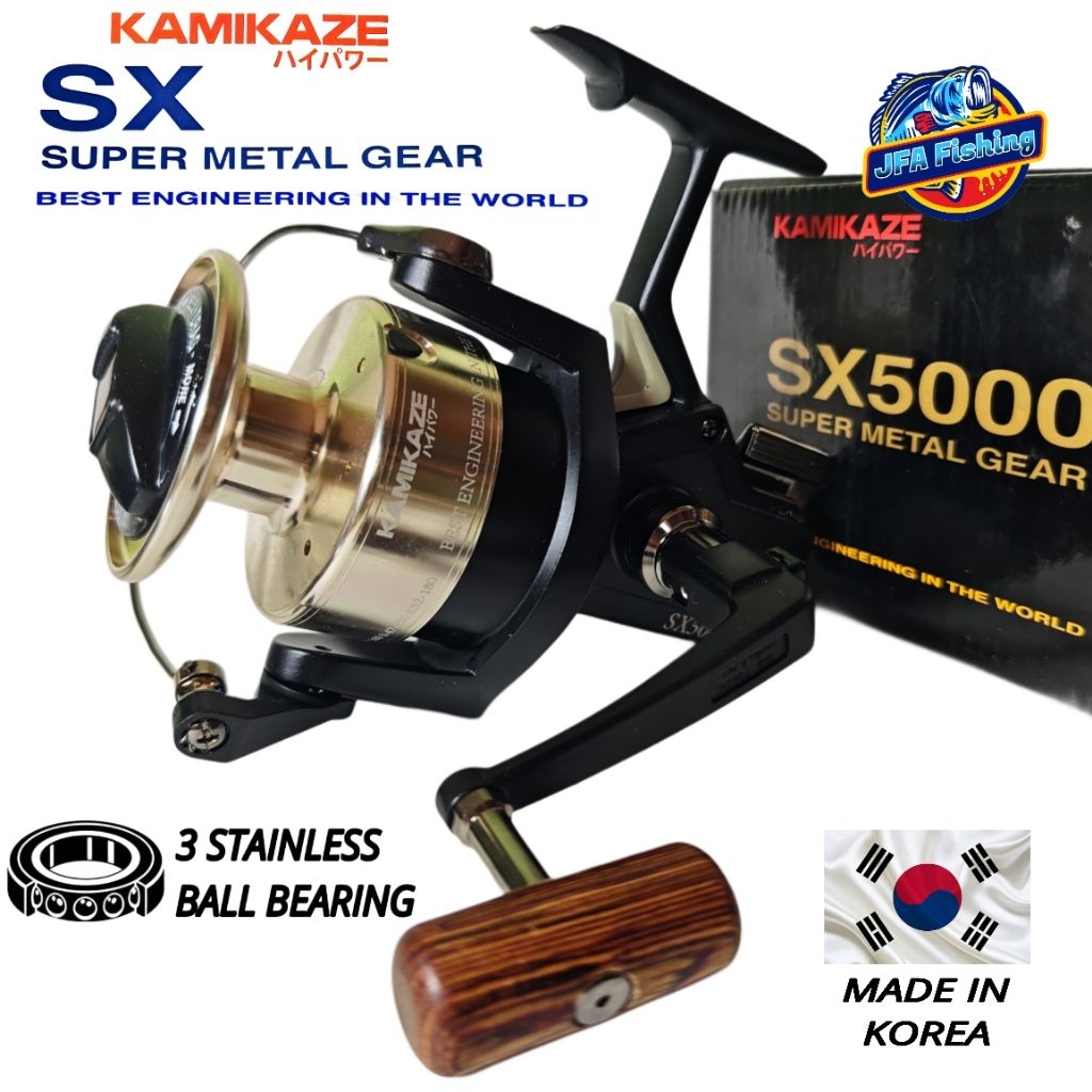 Reel Kamikaze SX Super Metal Gear 5000/7000 3 BallBearing
