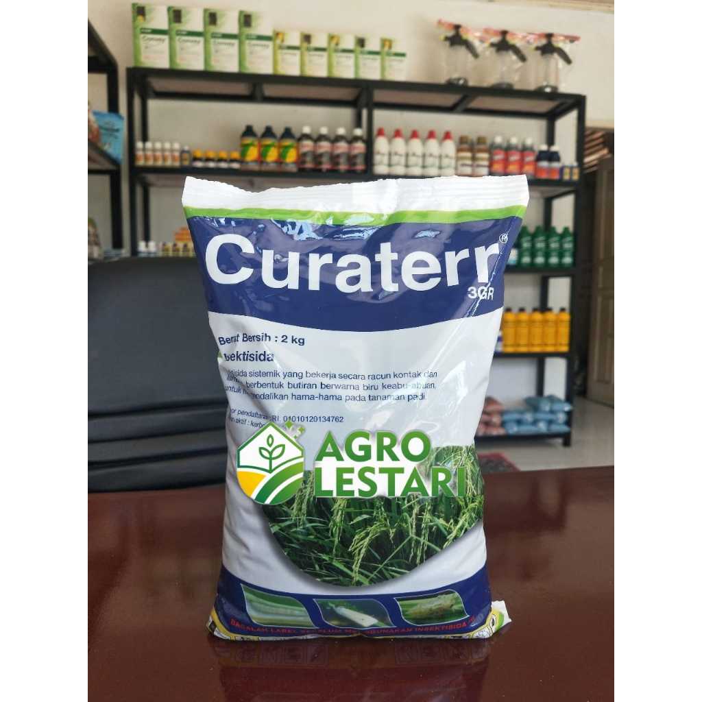 INSEKTISIDA CURATER 200 gr / KEMASAN REPACK / RACUN PADI / RACUN HAMA