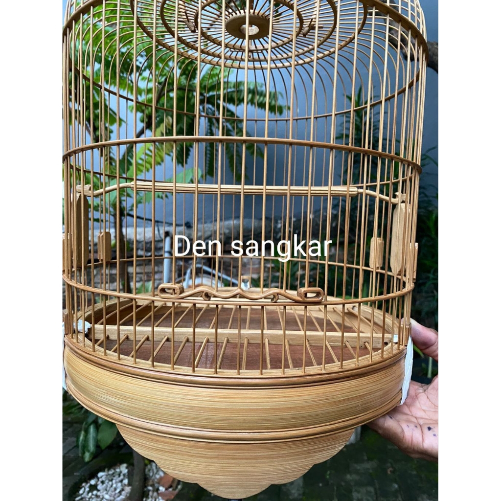 sangkar cungkok bambu