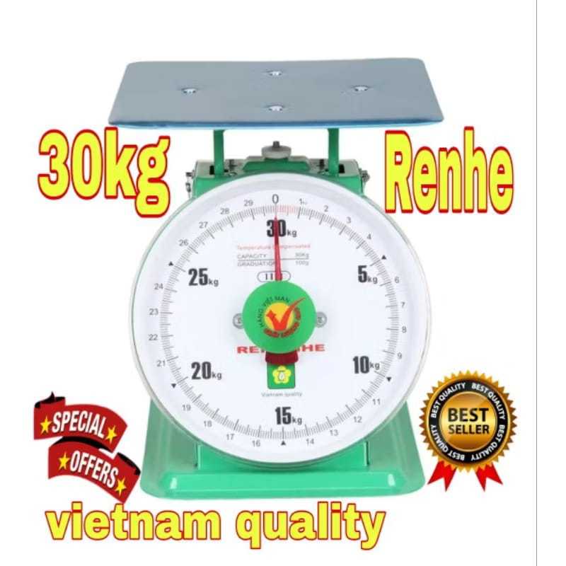 Timbangan RENHE Jarum 20 kg  30  50kg / Timbangan Duduk Analog / Timbangan Jarum Murah Serba Guna