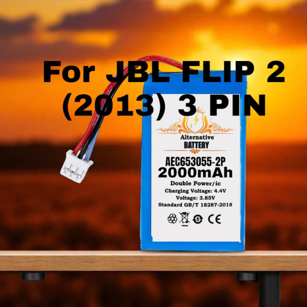 Batre AEC653055-2S For JBL Flip 2 2013 Speaker Bluetooth Portabel Batrai PR-652954 Flip 2 2014 Bater