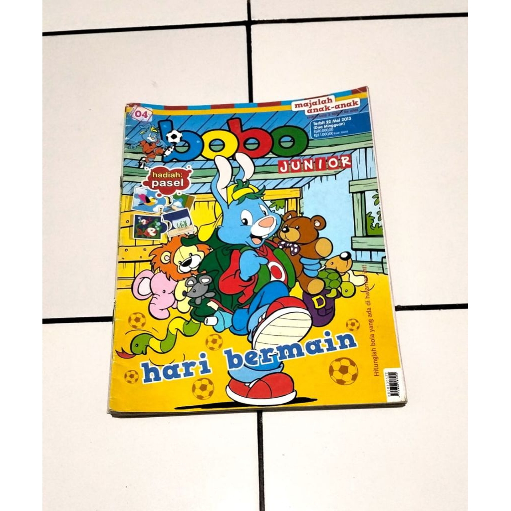 Majalah Bobo Junior Bekas Ada Minus