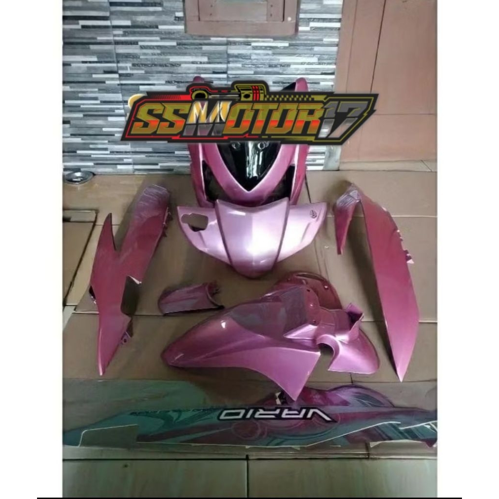 COVER BODY HALUS VARIO 110 KARBU PINK