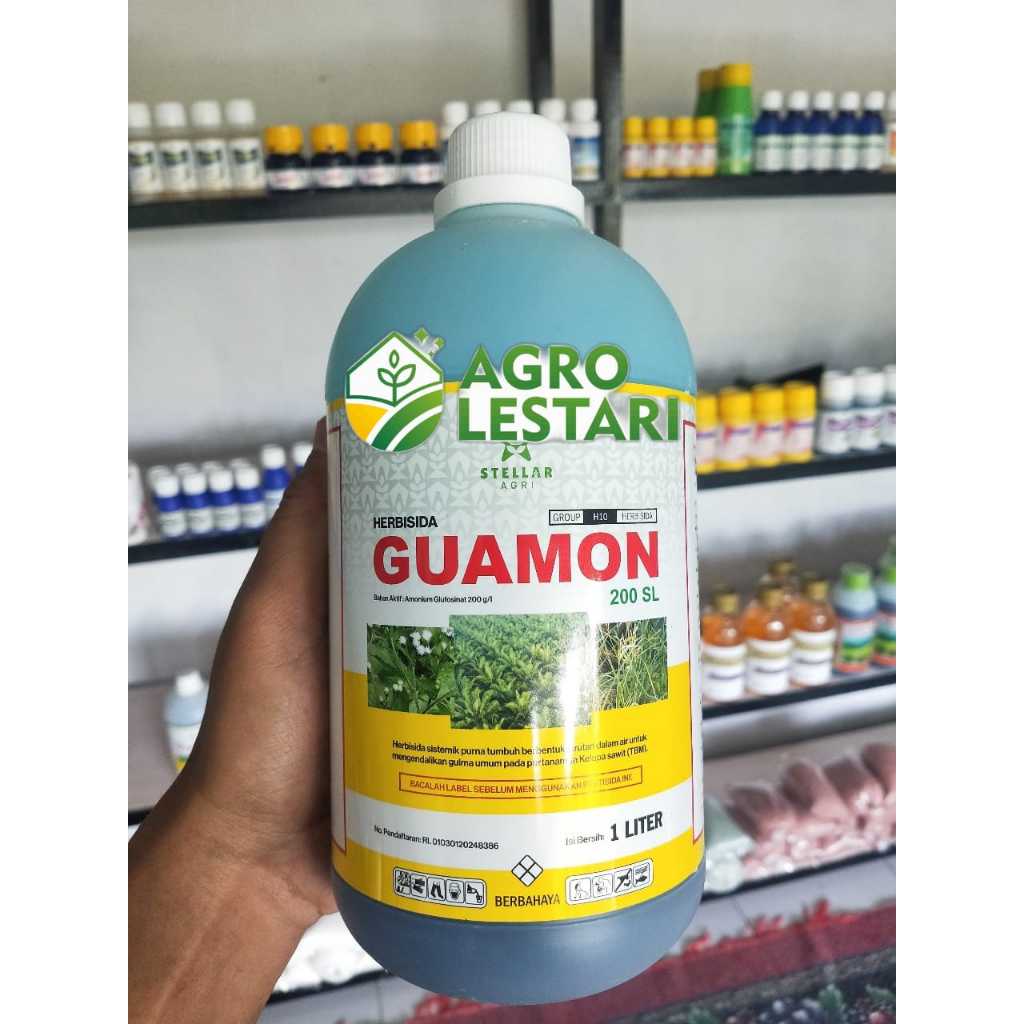 Racun Rumput GUAMON 200 SL AMONIUM GLUFOSINAT / Racun Rumput Ampuh Untuk Segala Macam Rumput / Racun