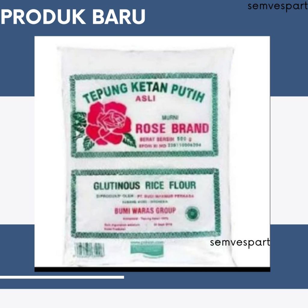 

Tepung Ketan RoseBrand 500gr