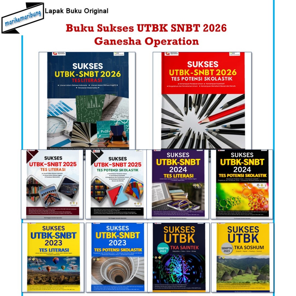 Buku Sukses UTBK SNBT Ganesha Operation 2026