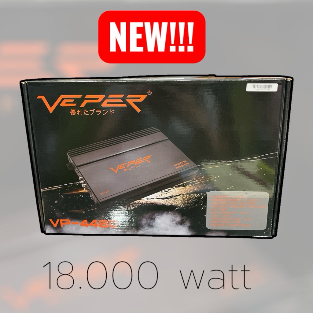 Power 4channel VEPER 18000watt amplifier