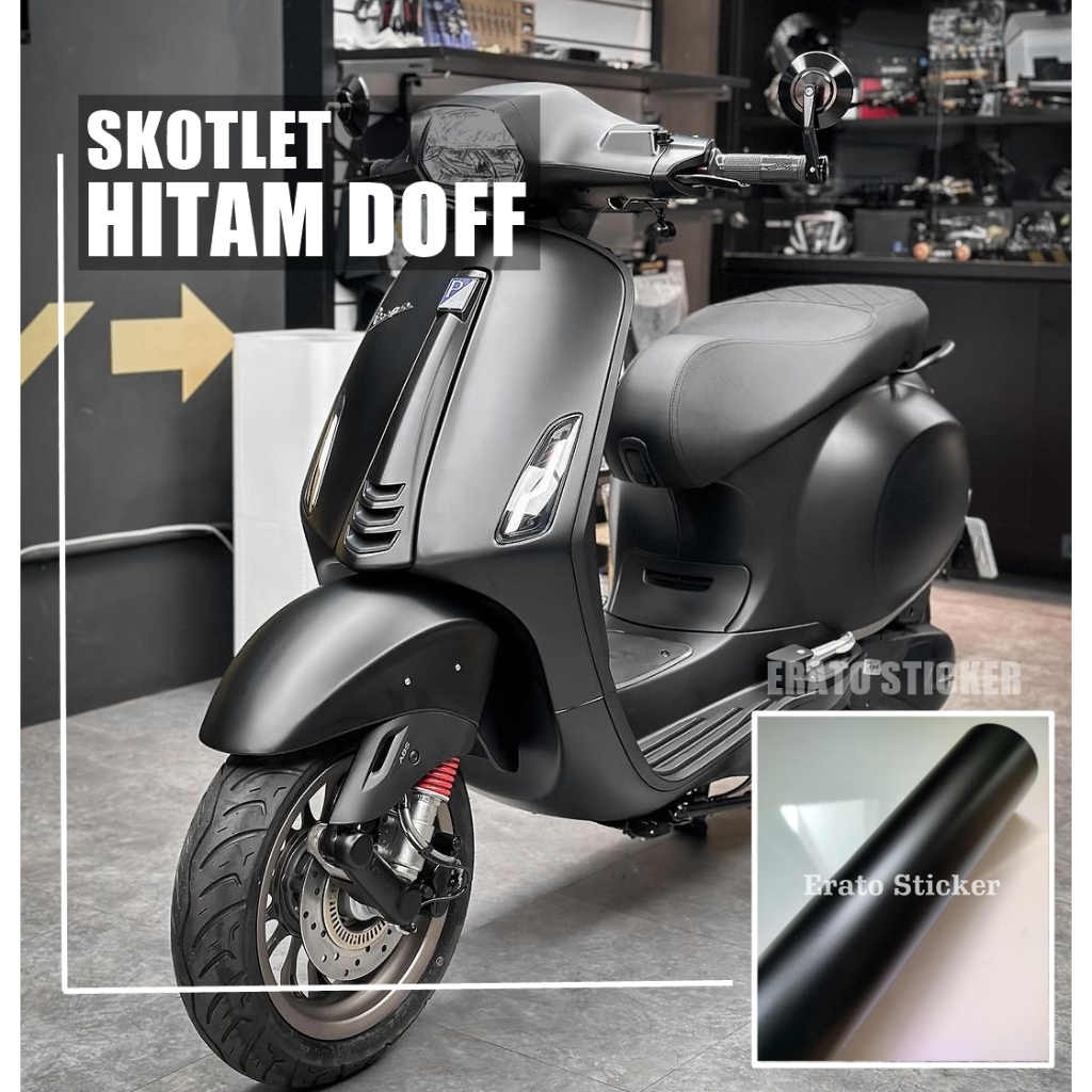 SKOTLET STIKER HITAM DOF SKOTLET BLACK DOFF SKOTLET HITAM DOFF SKOTLITE BLACK MATTE SKOTLET MOTOR