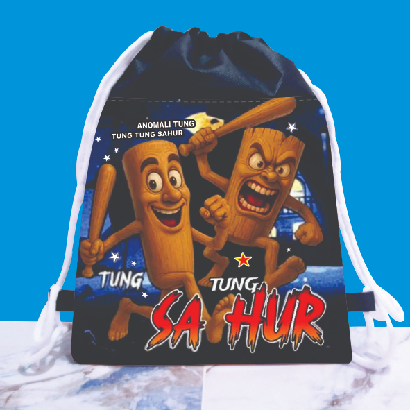 

( READY STOK) Tas ulang Tahun Ransel serut Murah UK.25x33.cm