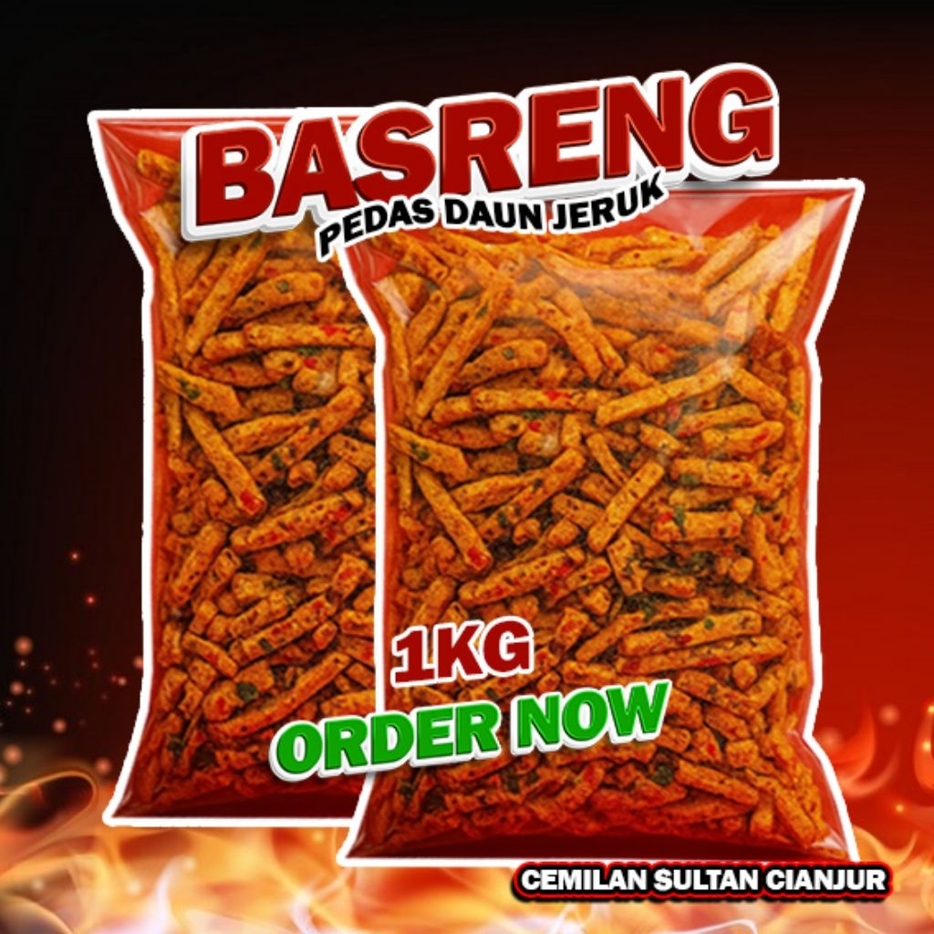 

Basreng Original Pedas Daun Jeruk ViraL COD 1KG Cemilan Sultan Bandung Snack Sajodo Ngabret Wennak