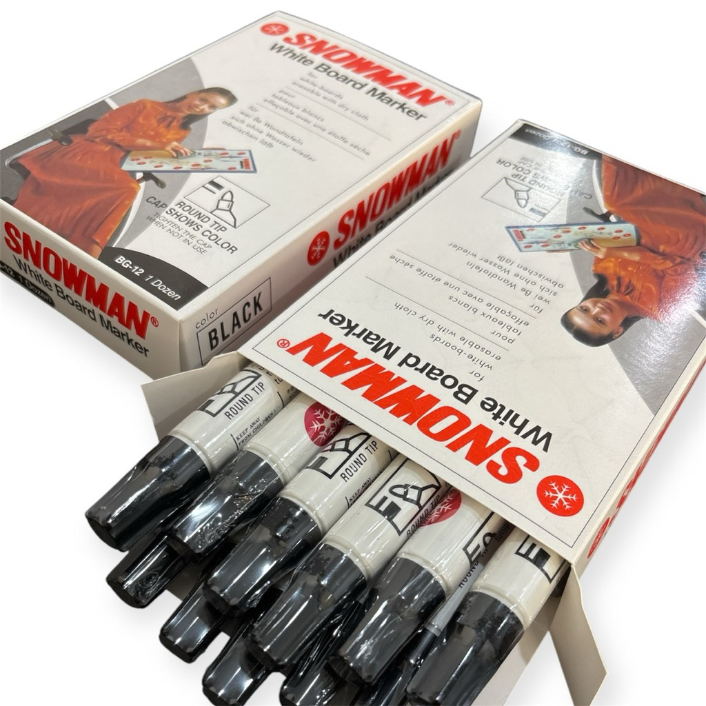 

Whiteboard SNOWMAN Spidol 1 Lusin, 12pcs