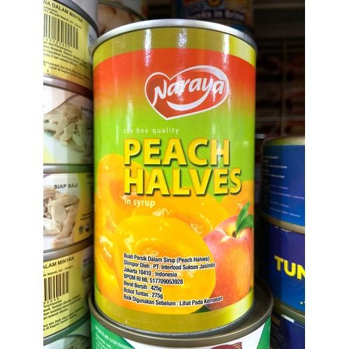 

NARAYA PEACH HALVES KLG 425G