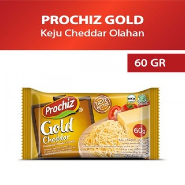 

PROCHIZ GOLD CHEDDAR 60G