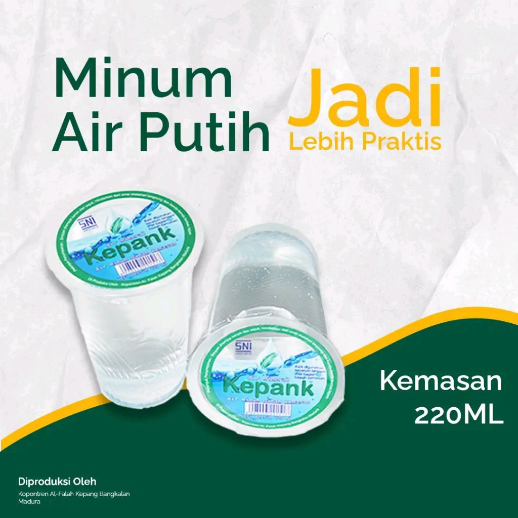 

KEPANK air mineral dalem kemasan 1dus 220ml x48