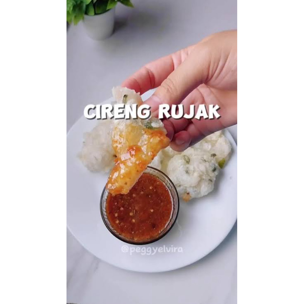 

CIRENG SALJU BUMBU RUJAK JUMBO 100 pcs HALAL ENAK