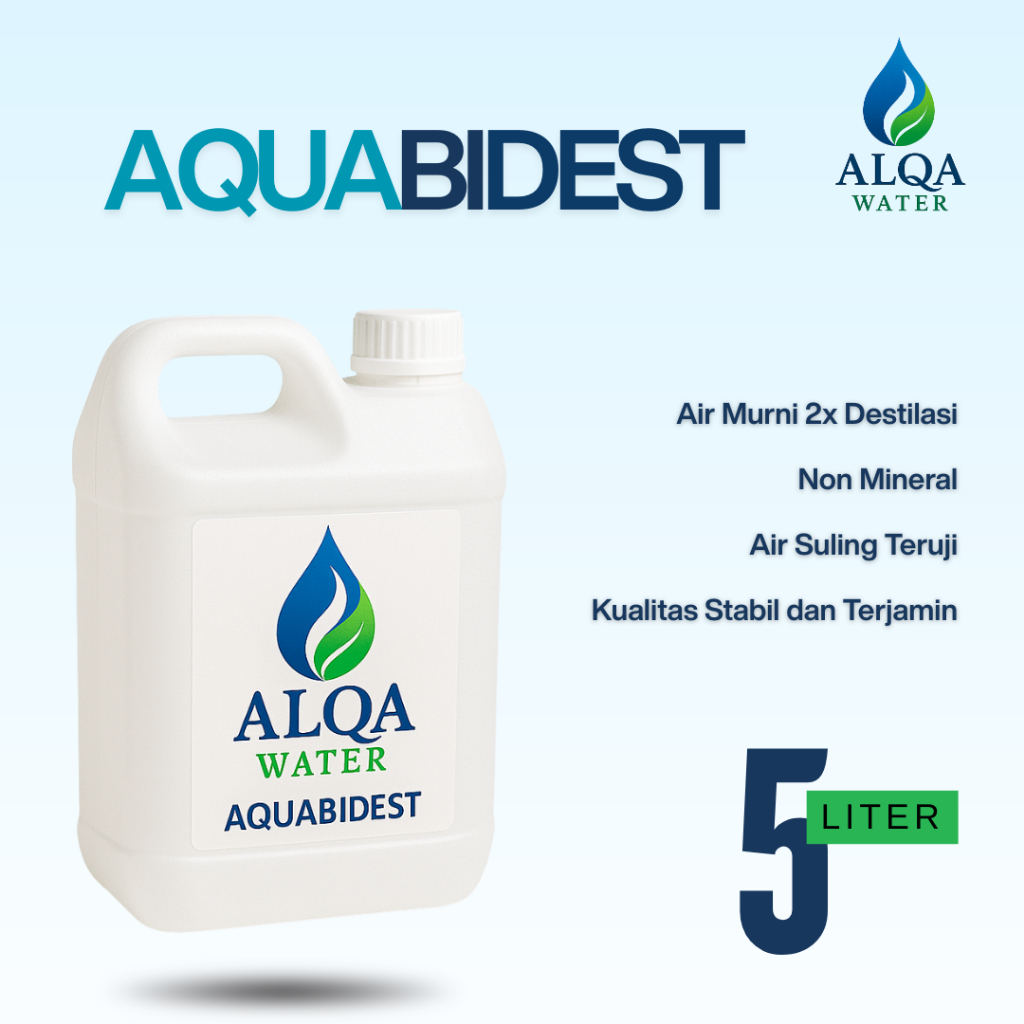 Aquabidest / Aquabidestilata / Aquabidest 5 Liter