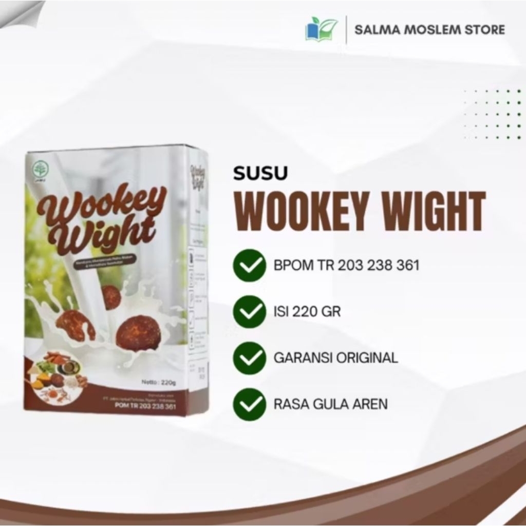

SUSU WOOKEY WEIGHT GULA AREN ORIGINAL PENAMBAH BERAT BADAN