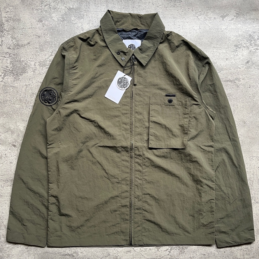 Pretty Green Heaton Overshirt Olive