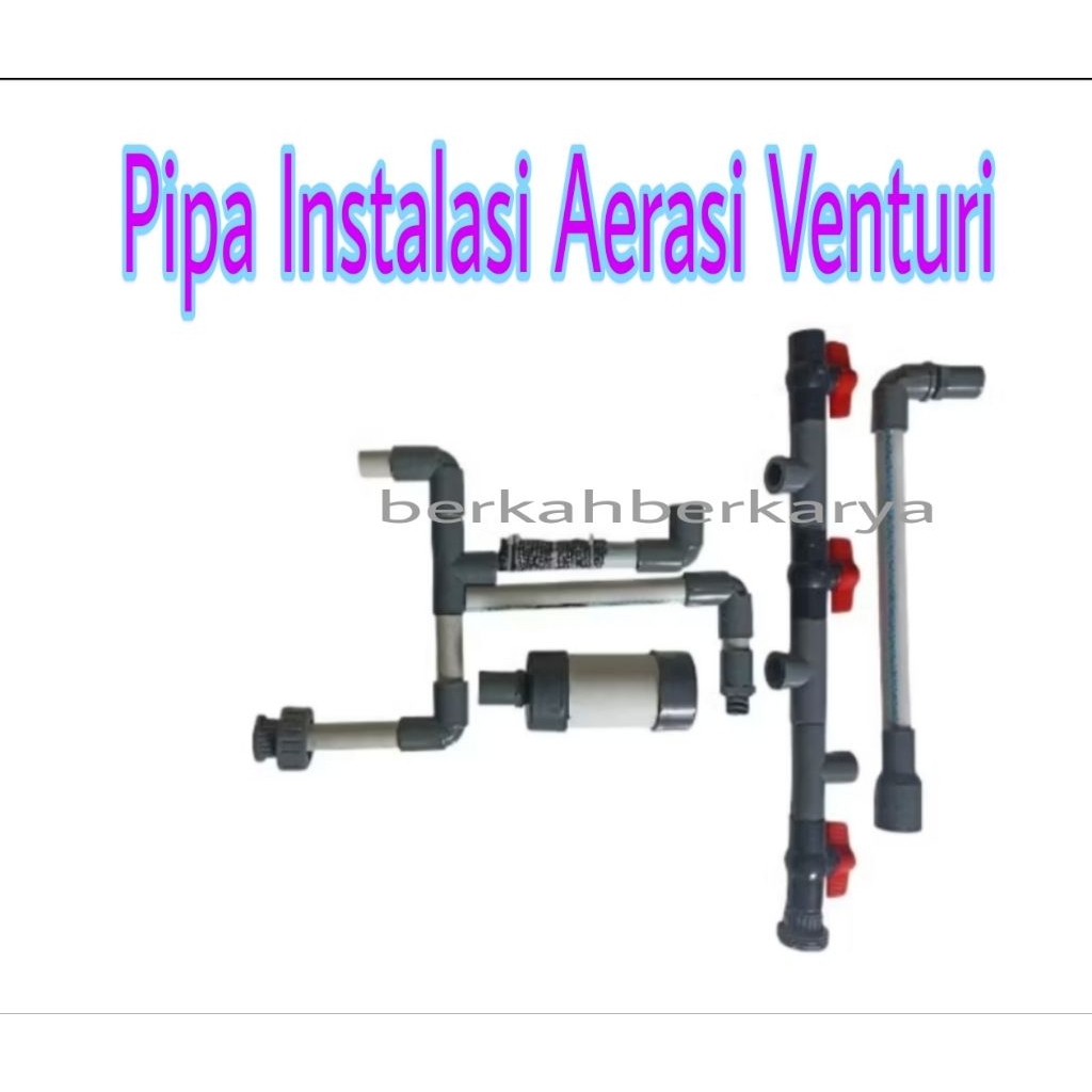 Pipa instalasi Venturi aerasi (pipa 1/2 inch) / filter air sumur tanpa drum /penjernih air