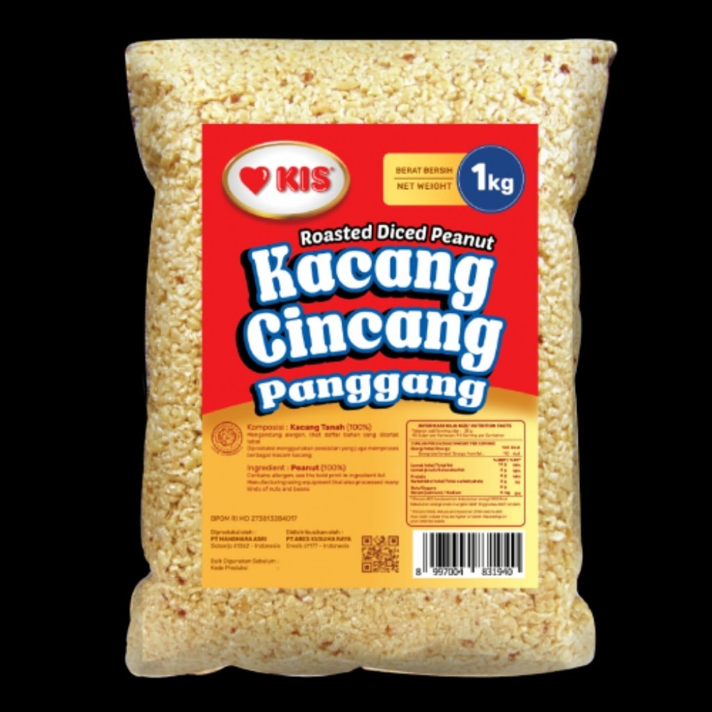 

Kacang cincang panggang KIS