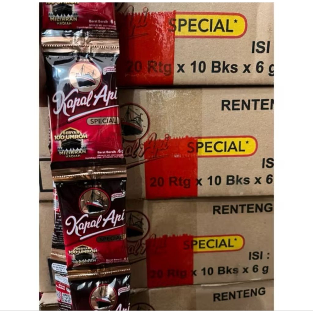 

KAPAL API MINI per KARTON. Isi 20 renteng [ 200 sachet ]
