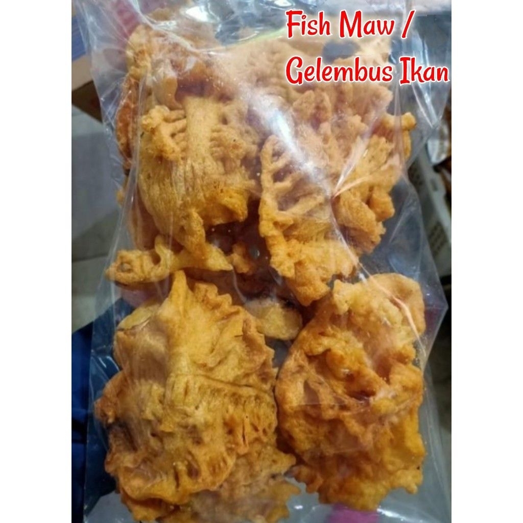 

Hepio Khas Pontianak / Fish Maw / Gelembus Ikan / Hephio / Hipio / Eng Phio / He Phio / Perut Ikan / Gelembung Ikan