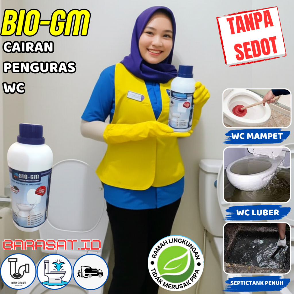obat pelancar wc Bio GM – WC Bebas Mampet, Rumah Bebas Bau