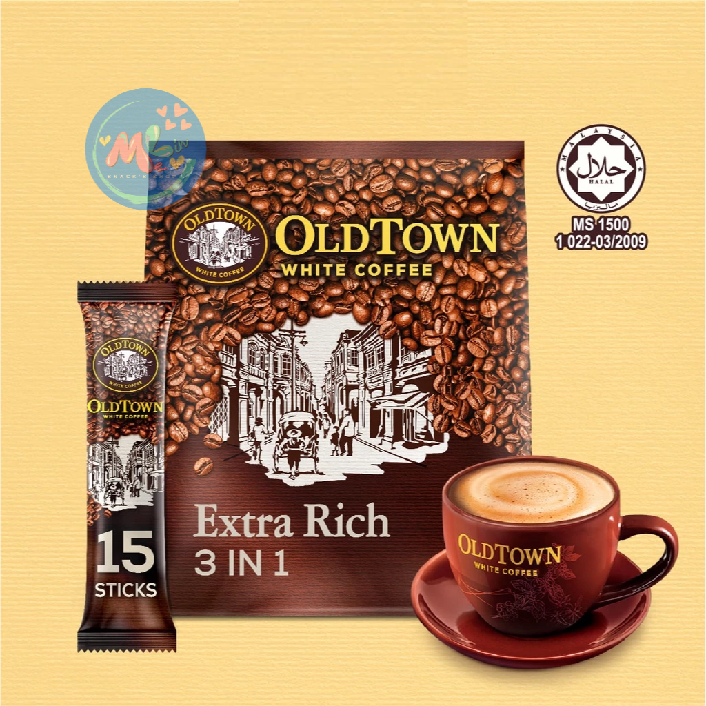 

Kopi OLD TOWN rasa extra rich (33g x15 sachet)