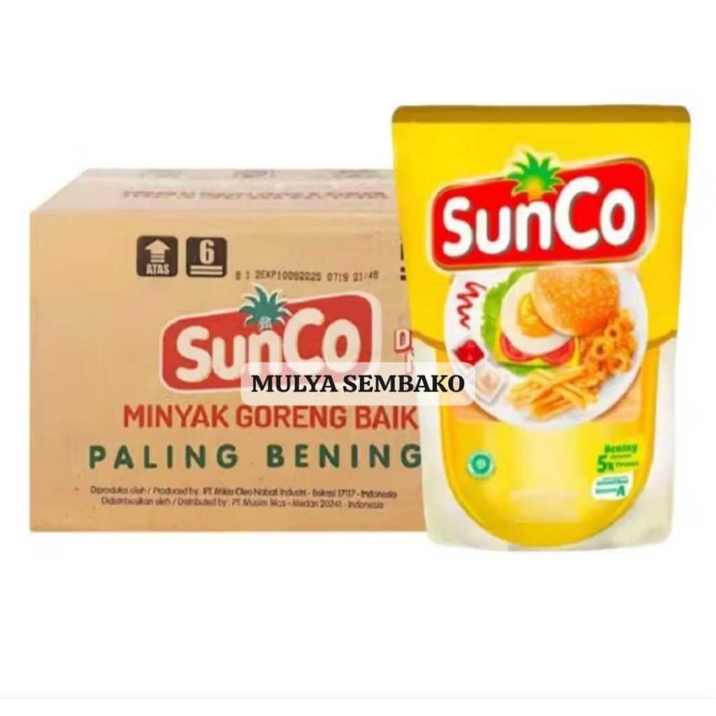 

Minyak Goreng Sunco 2 Liter 1 Dus Langsung kirim Jatim