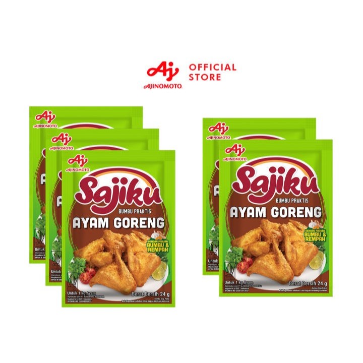 

Sajiku tepung bumbu ayam goreng \ nasi goreng 20 gr