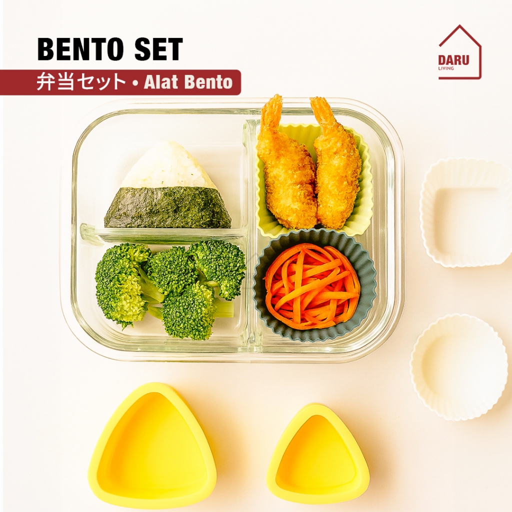 DARUBENTO SET - Lunch Box Kaca Set