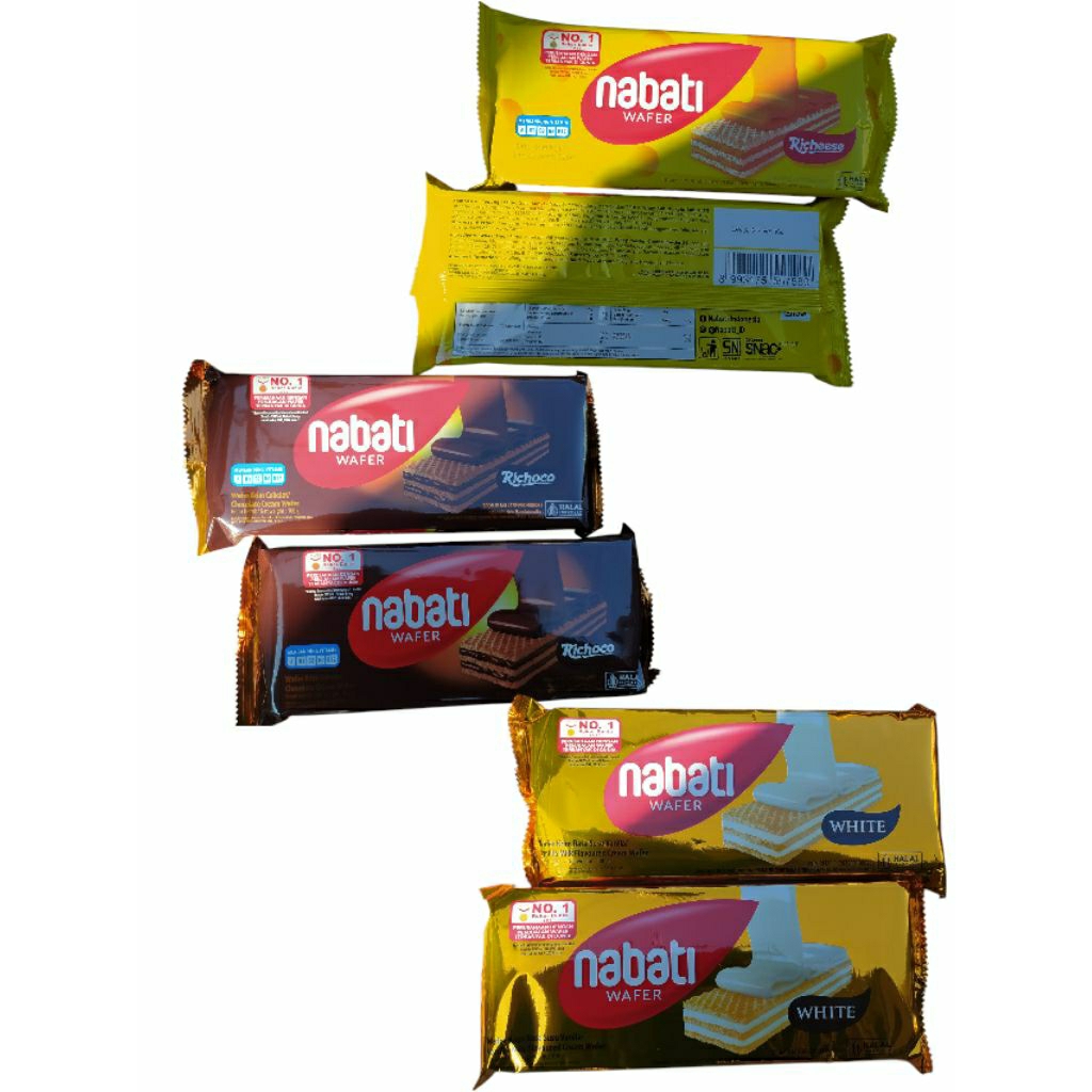 

Nabati wafer 100gr (24pcs) /wafer hajatan