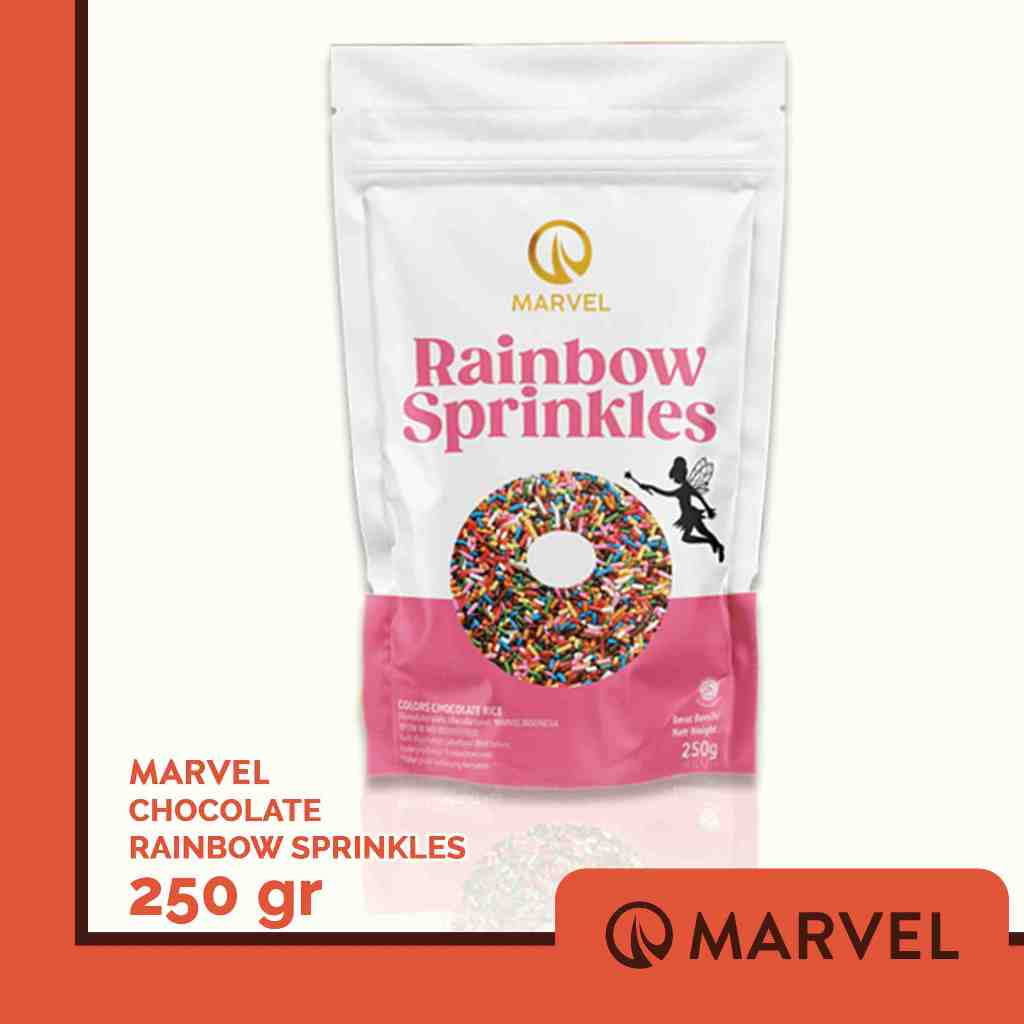 

MARVEL RAINBOW SPRINKLES 250 GR