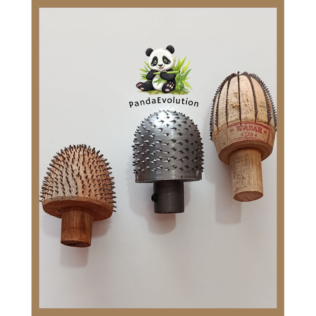 KEPALA PARUTAN BESI / KEPALA KUKUR KUKURAN KELAPA / KUKURAN KELAPA BESI / KAYU