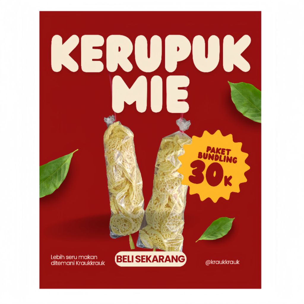 

PROMO 2BAL Kerupuk Mie KraukKrauk