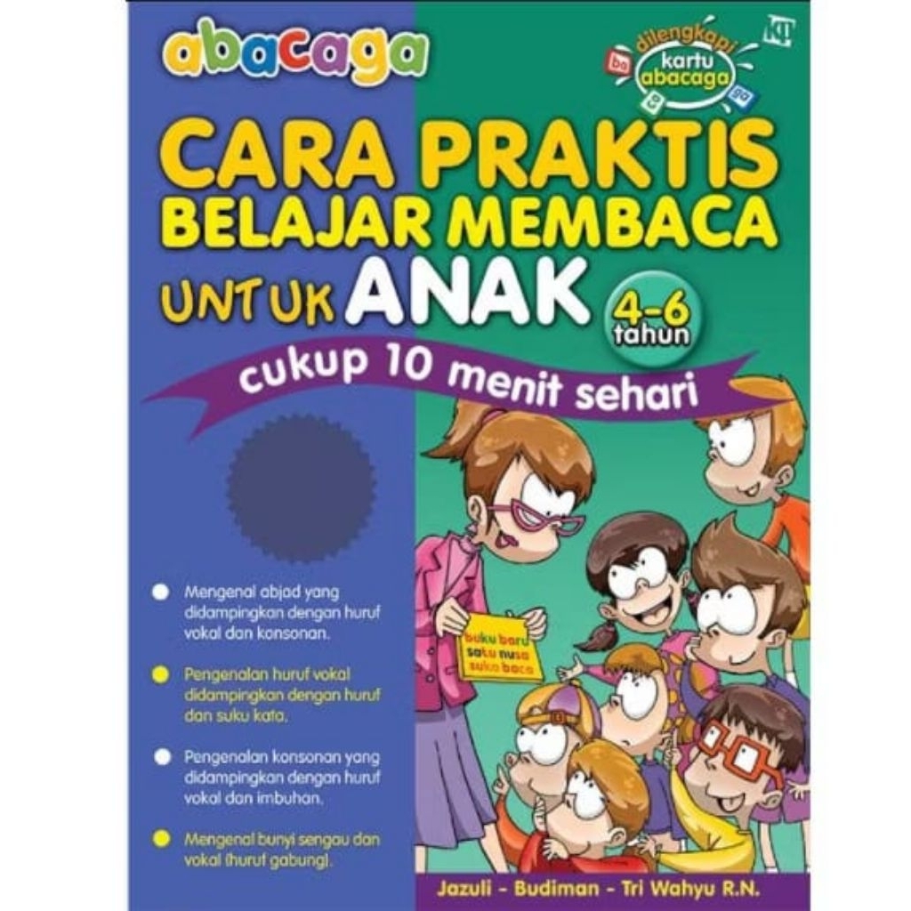 Buku Belajar Baca Abacaga Cara Praktis Belajar Membaca Anak