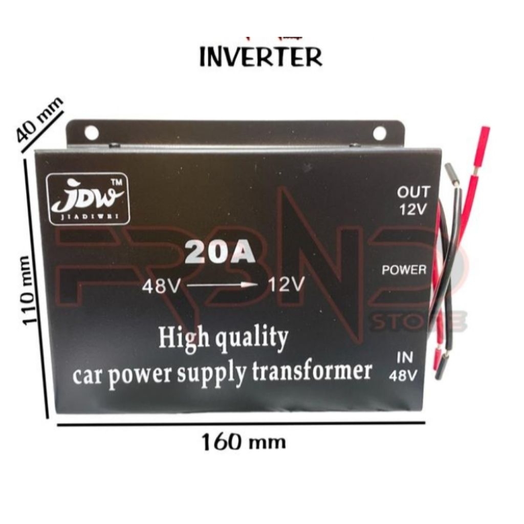 DC-DC Converter Step Down 48V to 12V 20A Car Transformer DC-DC