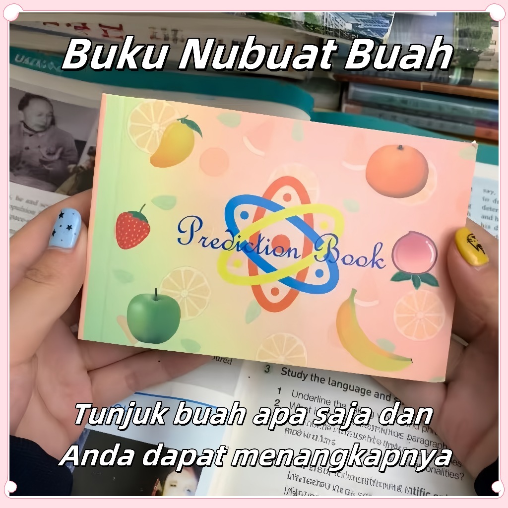 Alat Sulap Prediction/Book Fruit Buku/Prediksi Buah/Buku Ajaib/Magic Coloring Book/Mainan Sulap Buku