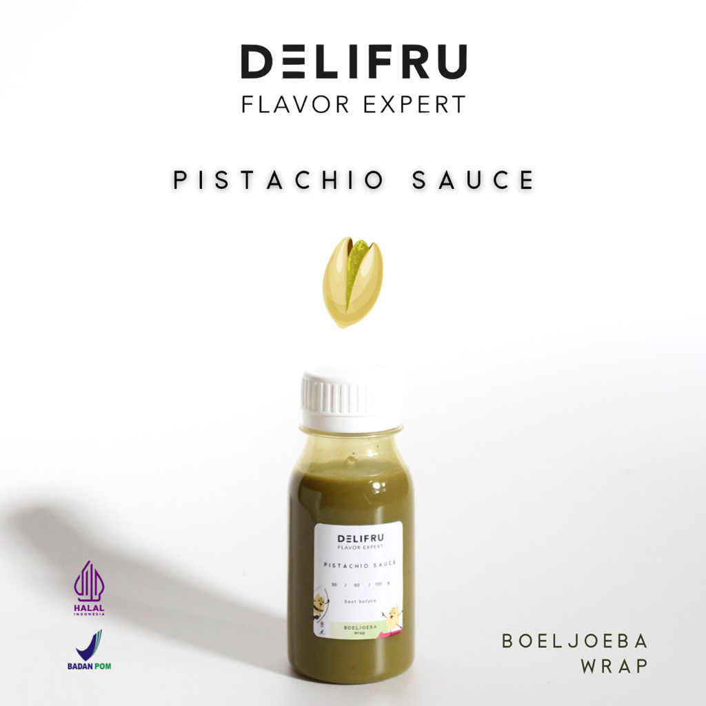 

Delifru Pistachio Sauce Repack [30, 50, 100] g / Best Pistachio Sauce!