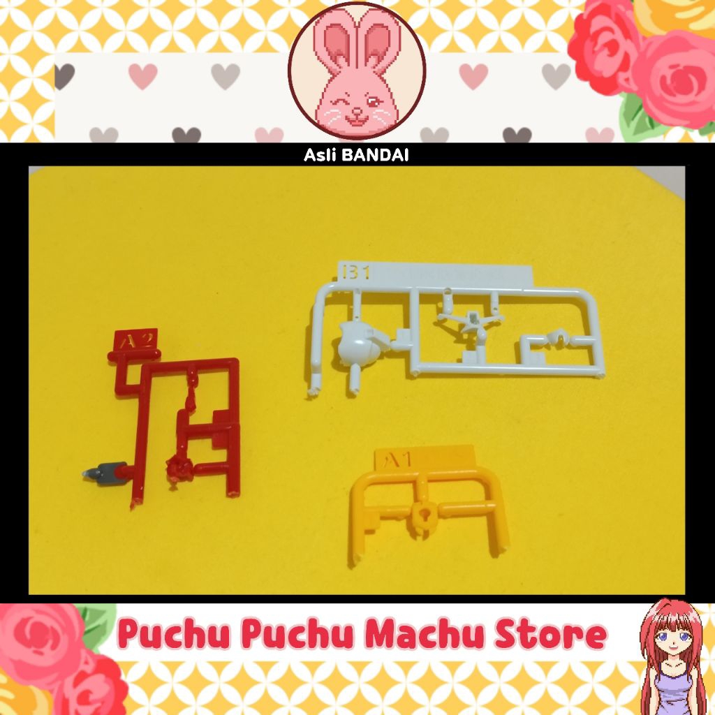 Part Head (Kepala) dari EG Entry Grade 1/144 RX-78-2 Gundam (asli BANDAI) [Barang Baru: Bentuk Runne