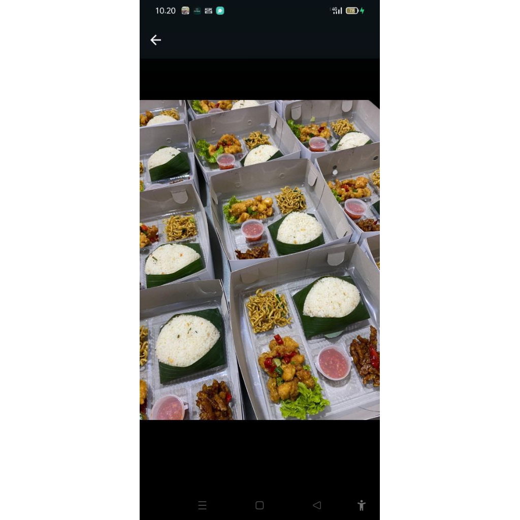 

paket nasi box