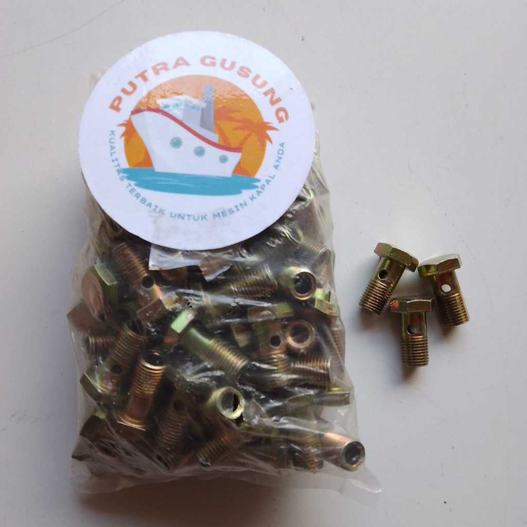 Baut Nepel Kuning 14mm