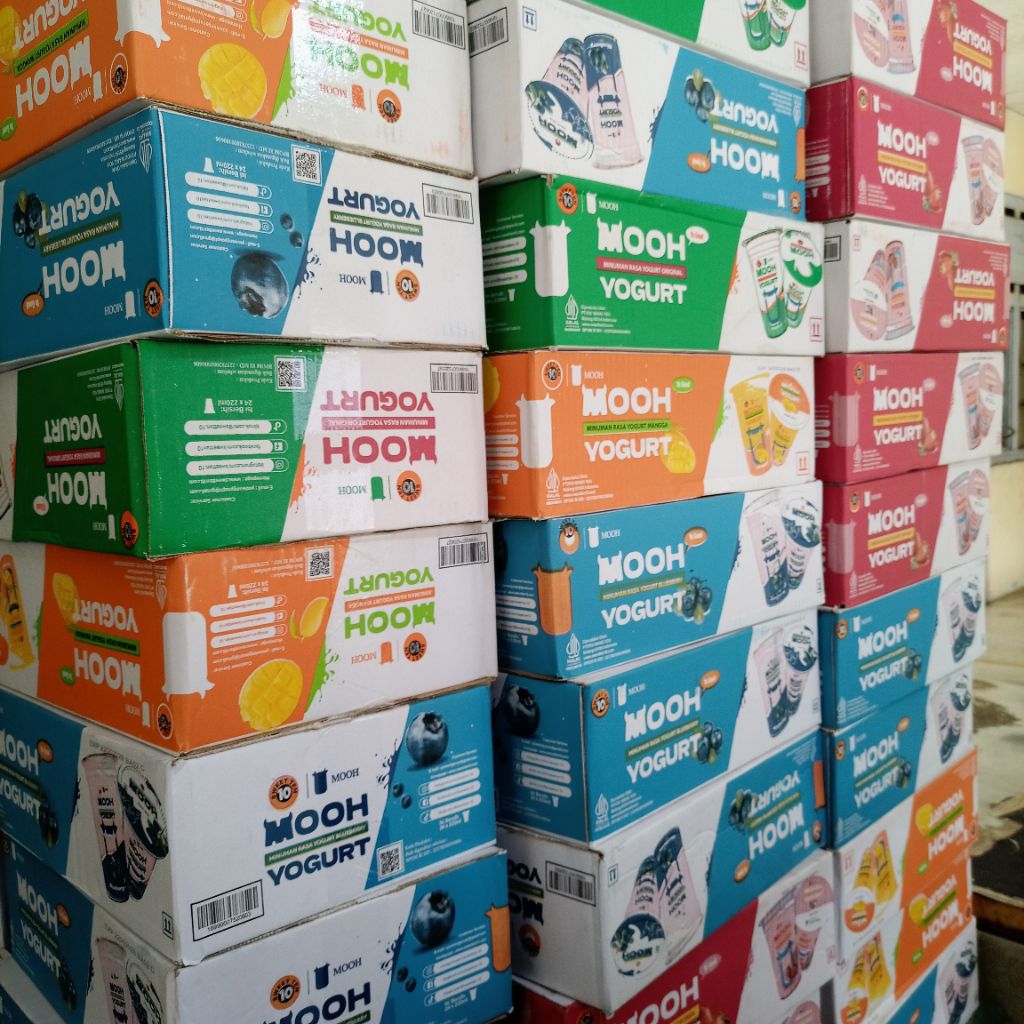 

Mooh Yogurt Cup 220ml Kemasan Dus 24pcs Untung Dijual Lagi