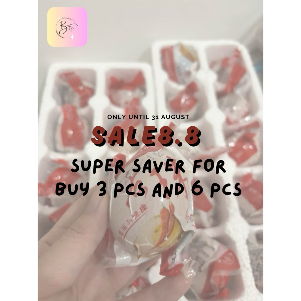 

SALE 8.8 SUPER SAVER FOR 3 & 6 PCS TELUR BALUT (READY STOCK)