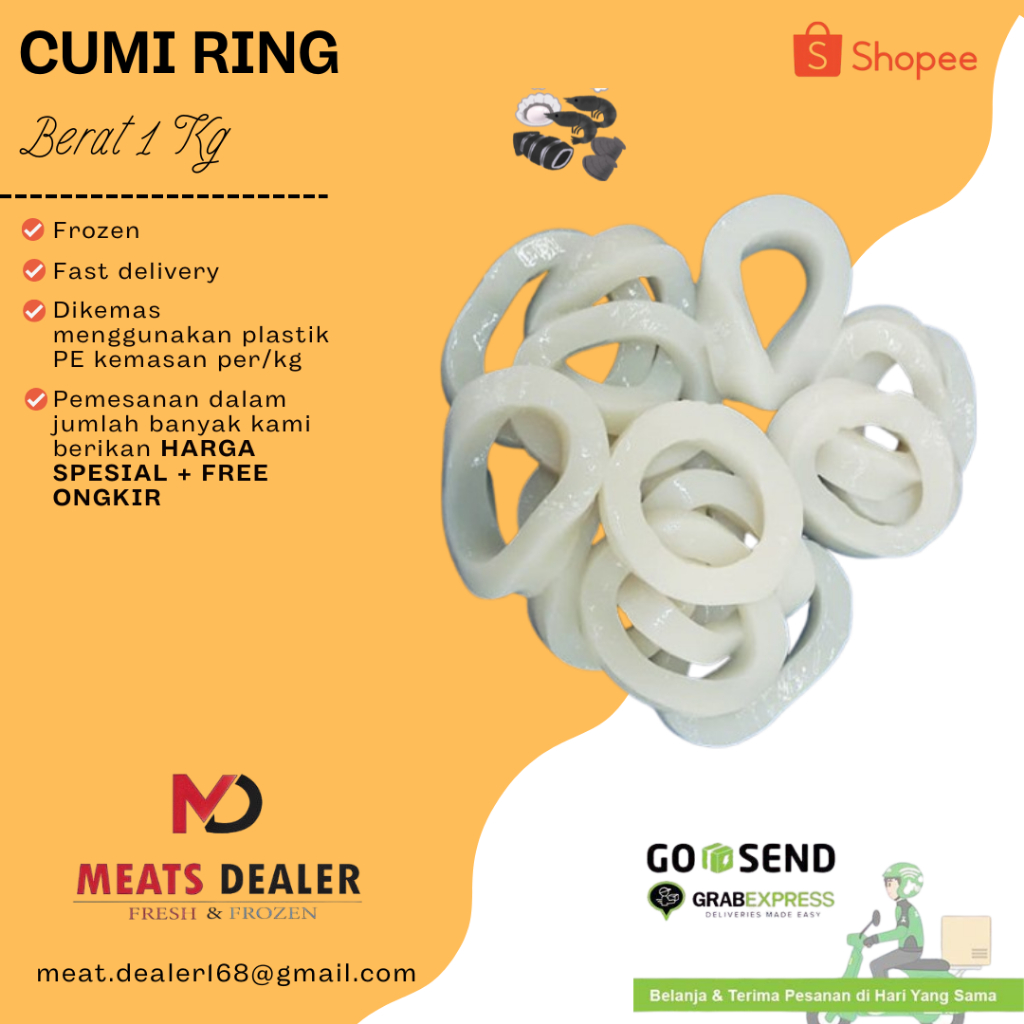 

Cumi Ring / Cumi Calamari Ring 1Kg